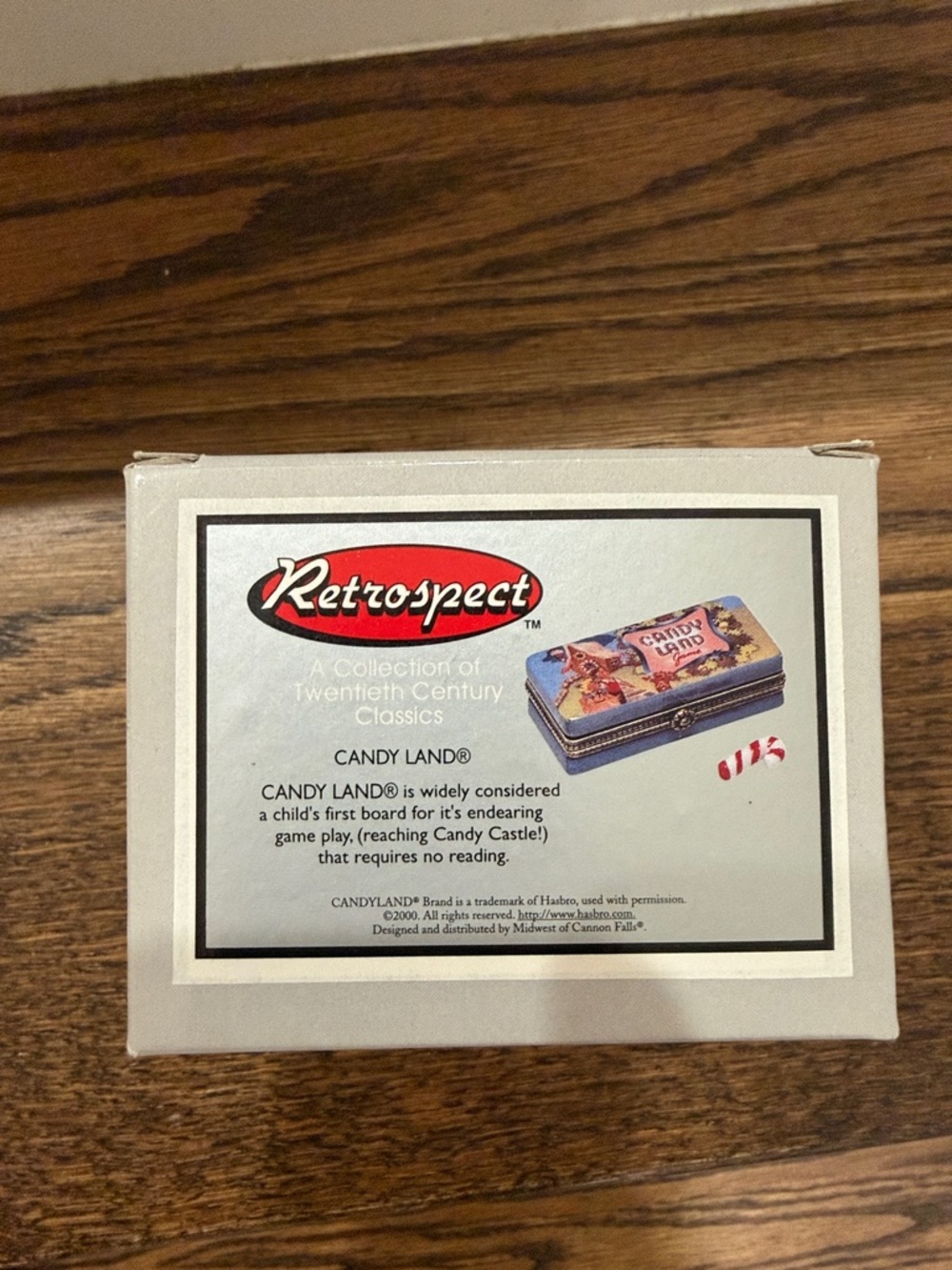 Candy Land Collectible Tin - White